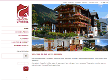 Tablet Screenshot of hotelgrimsel.ch